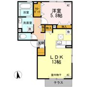 ルミエール京まちの間取り画像