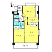 クレセントヒルズの間取り画像