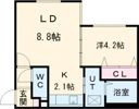 リトス美園の間取り画像