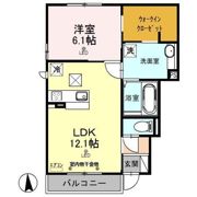サンモール Bの間取り画像