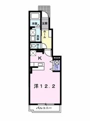 アルバニー浄水Cの間取り画像