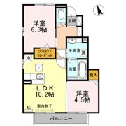 メゾン・ド・ボヌール Bの間取り画像