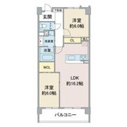 ラフェリオ亀の井の間取り画像