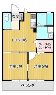 ピュアコート A棟の間取り画像