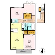 プランタン Ⅰの間取り画像