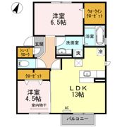 リバージュKの間取り画像