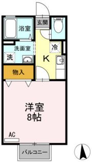 セジュール錦見の間取り画像