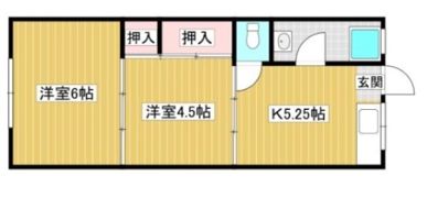 アシエンターマンションの間取り画像