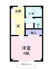 メイプルハイツの間取り画像