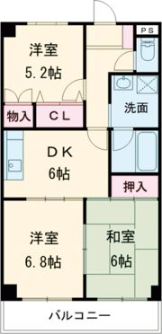 バードウェルマンションの間取り画像