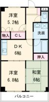 バードウェルマンションの間取り画像