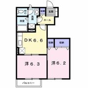 ひまわり Aの間取り画像