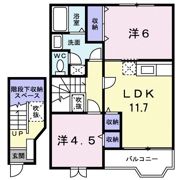エヴァーグリーン Aの間取り画像
