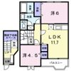 エヴァーグリーン Aの間取り画像