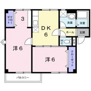 プラドール裕 Dの間取り画像