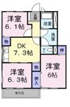 リバーサイド本山 Fの間取り画像