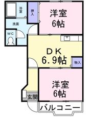 レガシーガーデンⅡの間取り画像