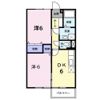 メゾンジャルダン黒嶋Bの間取り画像