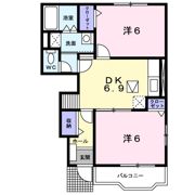サン・フィールドAの間取り画像