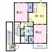 秋桜DOI Bの間取り画像