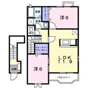 アルカンシェルBの間取り画像