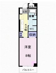 ラムール雅の間取り画像