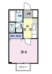イグレック。楯 Bの間取り画像