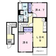 ラ・フェスタCの間取り画像