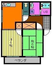 メゾンラメールの間取り画像