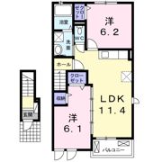 ラティナ クレールの間取り画像
