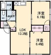 ハイマード B棟の間取り画像