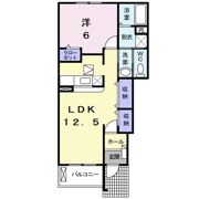 植松グランコート Cの間取り画像