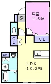 ヒラソールBの間取り画像