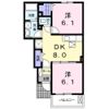 グレープガーデンⅡの間取り画像