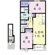 ブランド バルーン Aの間取り画像