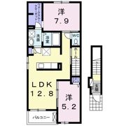 レスポアールAの間取り画像