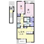 テール リッシュⅢの間取り画像