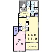 マ・メゾン柞原Ⅲの間取り画像