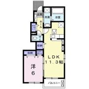 アントヒルBの間取り画像
