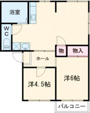コーポ光洋の間取り画像