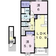 ボヌール シュシュの間取り画像