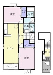 ベル コリーヌの間取り画像