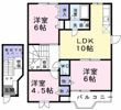 ウエスト・ロードAの間取り画像