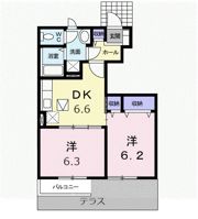エスポワールBの間取り画像