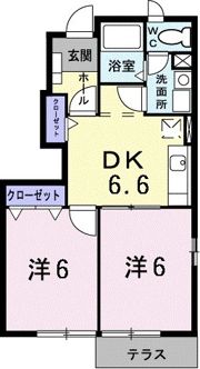 プリティーハウスⅡの間取り画像