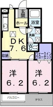 シャン・ド・フルール M・Yの間取り画像