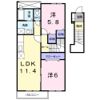福島コーポラスⅣの間取り画像