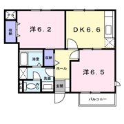 アメニティA・Sの間取り画像