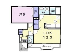 カサデルソレアードの間取り画像
