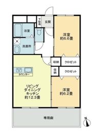 Okaマンションの間取り画像